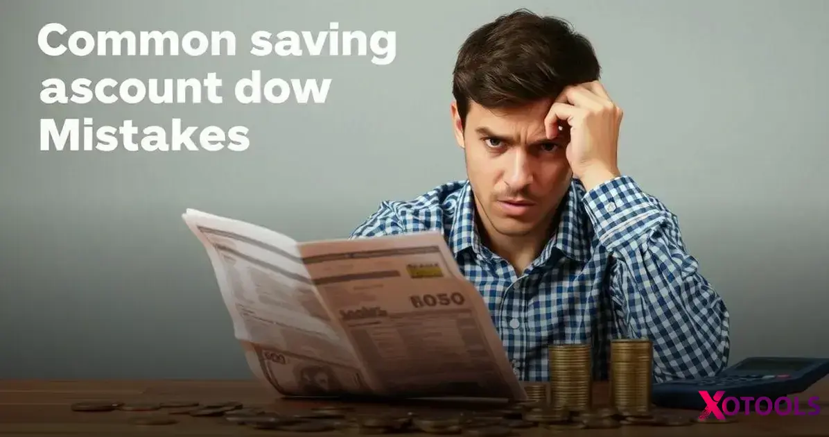 Common Mistakes with Savings Accounts